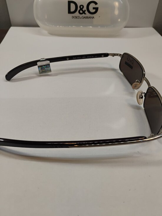 VINTAGE DOLCE & GABBANA DG 2011 Sunglasses with Hard Case Dust Bag Papers Y2K main image 7